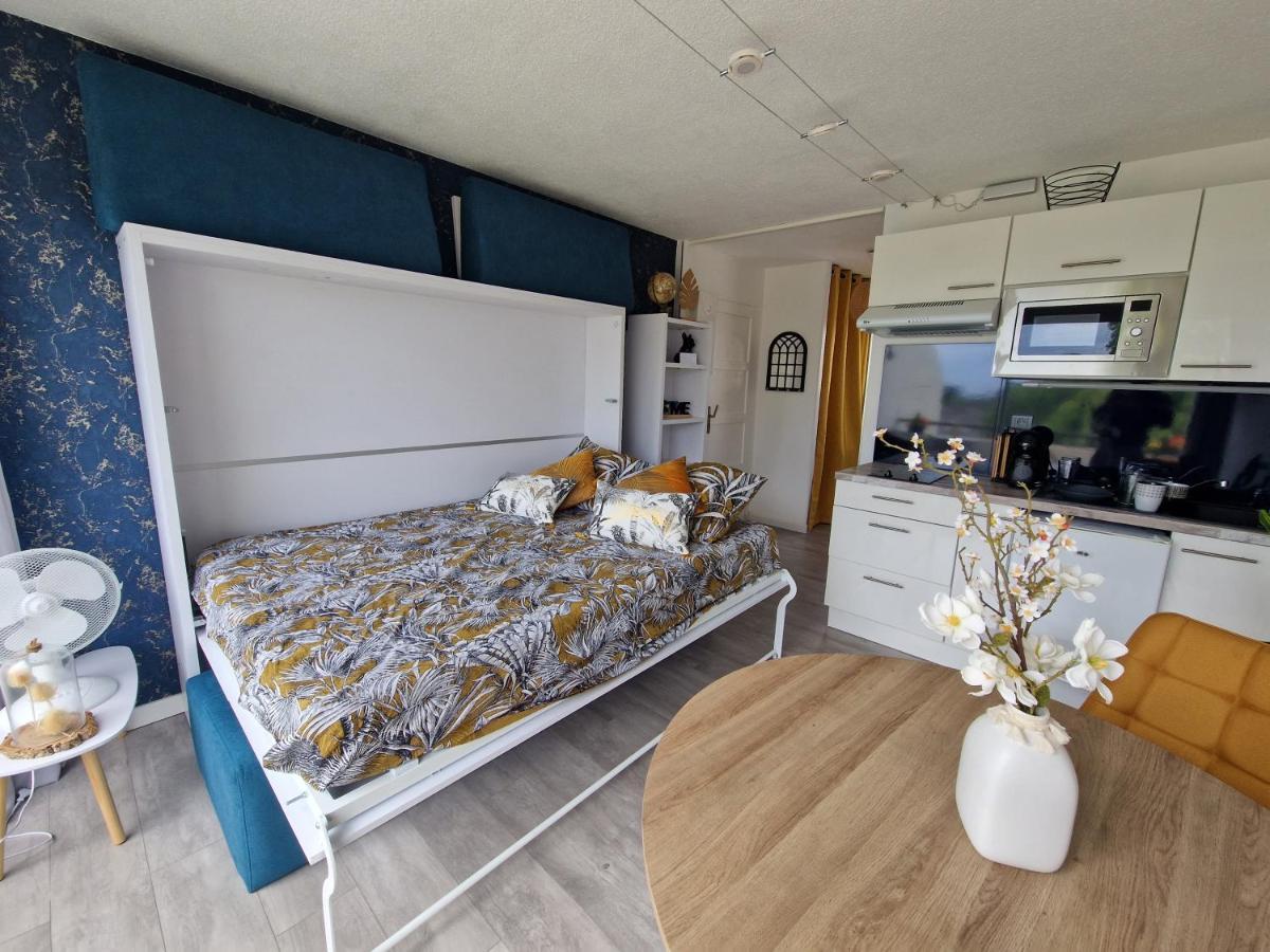 Guidel-Plages Studio Lumineux Balcon Vue Mer & Piscine 외부 사진