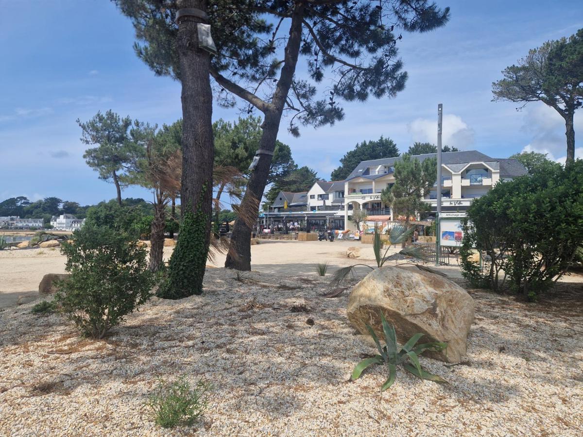 Guidel-Plages Studio Lumineux Balcon Vue Mer & Piscine 외부 사진